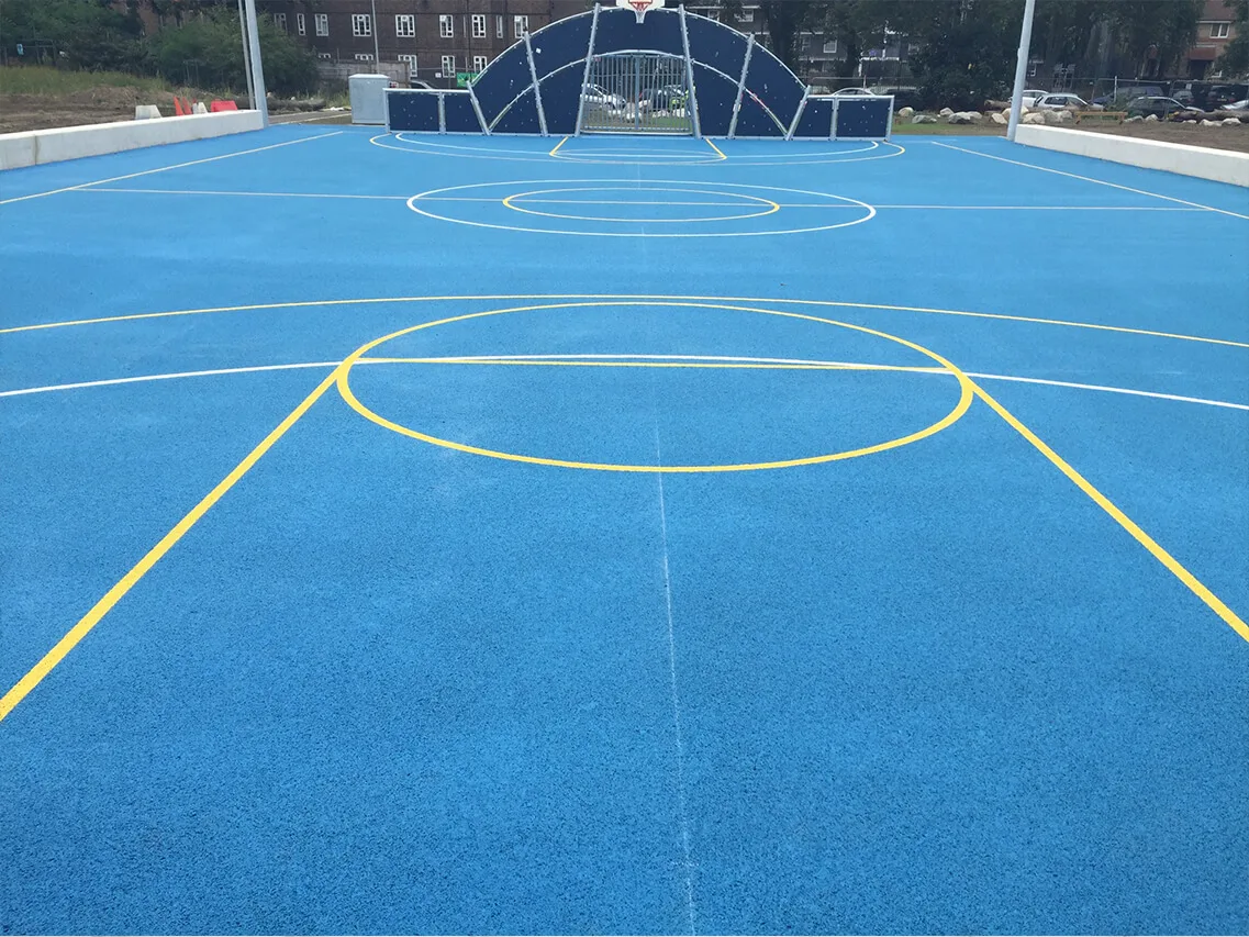 Polymeric Multi Use Games Area Surfacing