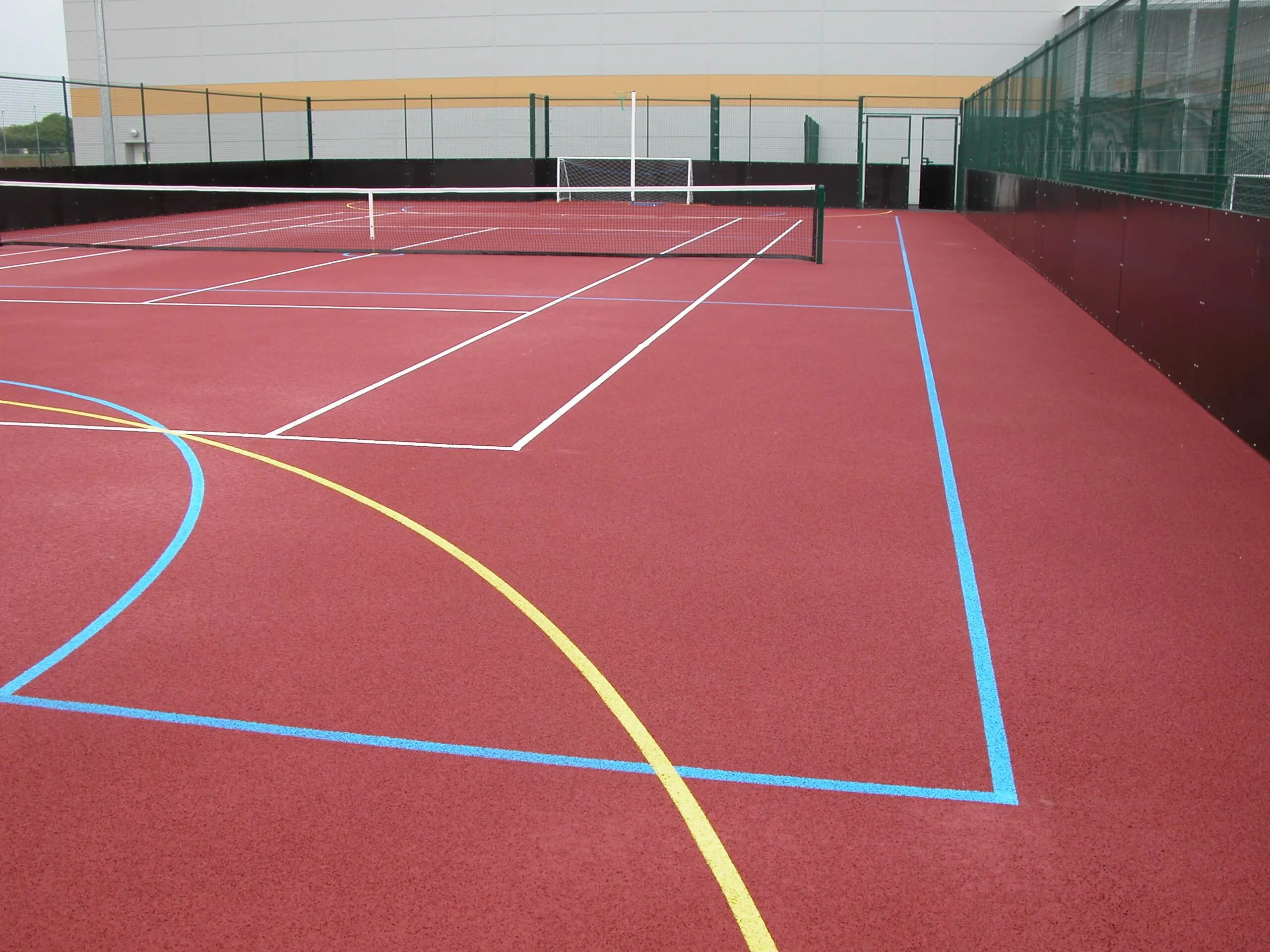 Polymeric Multi Use Games Area Surfacing