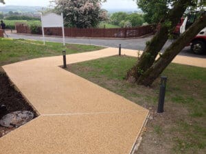 Resin Bound Gravel Path