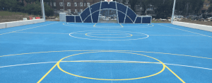 polymeric sports surface